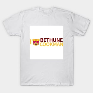 I Heart Eyes Cat Emoji Bethune Cookman T-Shirt